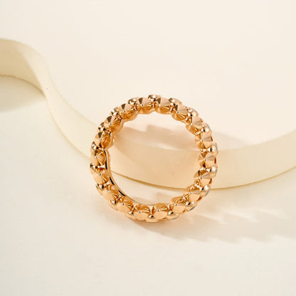 [sparkle Jewelery]CLASH 6.8MM DIAMOND MEDIUM RING