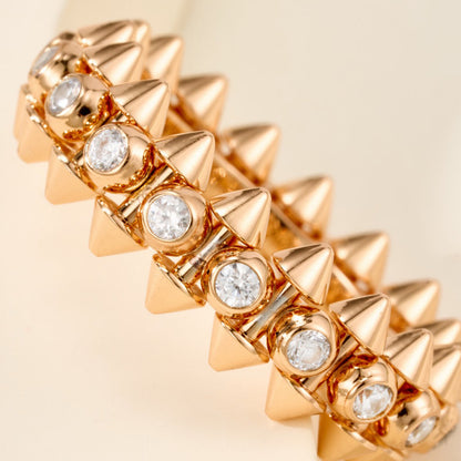 [sparkle Jewelery]CLASH 6.8MM DIAMOND MEDIUM RING