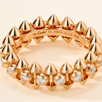[sparkle Jewelery]CLASH 6.8MM DIAMOND MEDIUM RING
