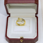 [sparkle Jewelery]JUSTE RING 4.8MM HALF DIAMOND
