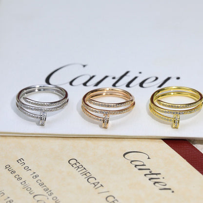[sparkle Jewelery]JUSTE RING 4.8MM FULL DIAMOND