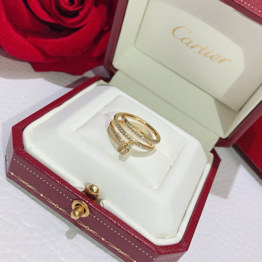 [sparkle Jewelery]JUSTE RING 4.8MM FULL DIAMOND