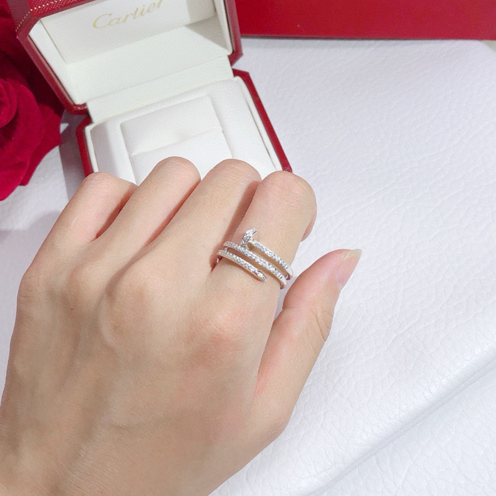 [sparkle Jewelery]JUSTE RING 4.8MM FULL DIAMOND