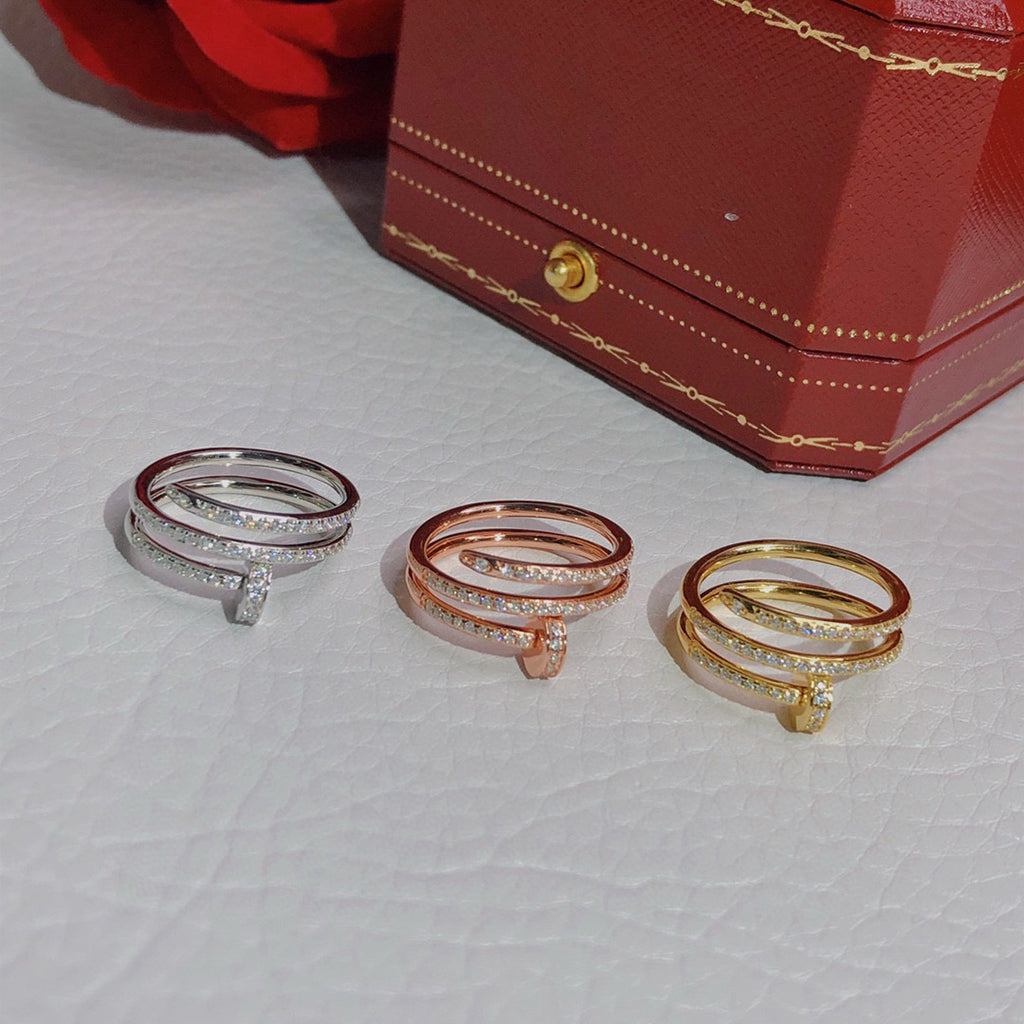 [sparkle Jewelery]JUSTE RING 4.8MM FULL DIAMOND