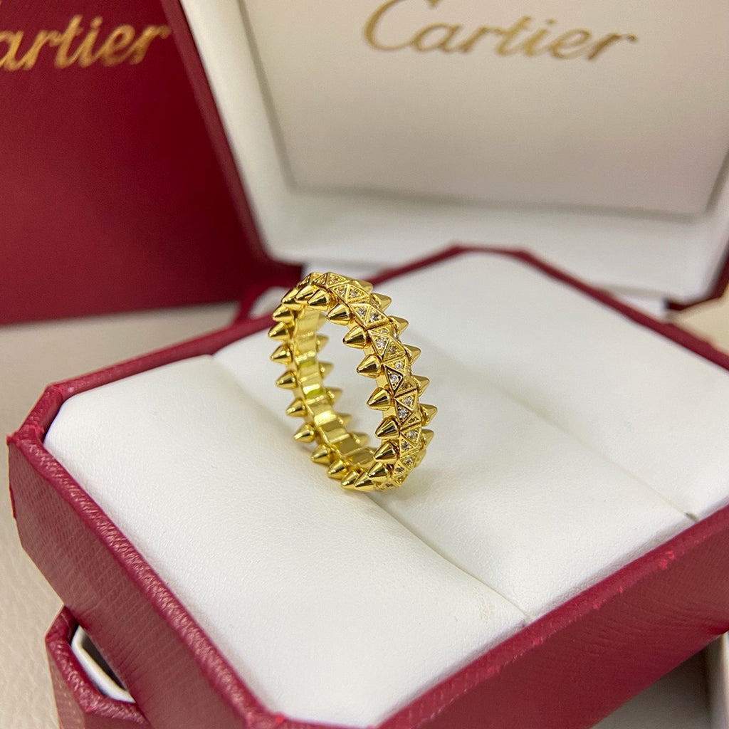 [sparkle Jewelery]CLASH 6.4MM SMALL FULL DIAMOND RING