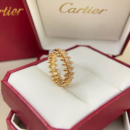 [sparkle Jewelery]CLASH 6.4MM SMALL FULL DIAMOND RING