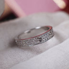 [sparkle Jewelery]LOVE RING 4.0MM DIAMOND PAVED