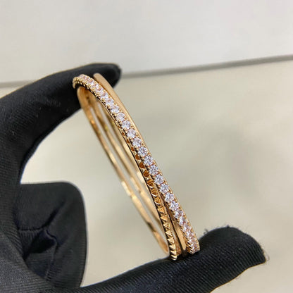 [sparkle Jewelery]ETINCELLE HALF-PAVED DIAMOND BRACELET