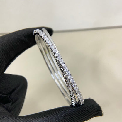 [sparkle Jewelery]ETINCELLE HALF-PAVED DIAMOND BRACELET