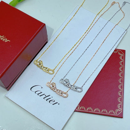 [sparkle Jewelery]PANTHERE PAVED DIAMOND NECKLACE