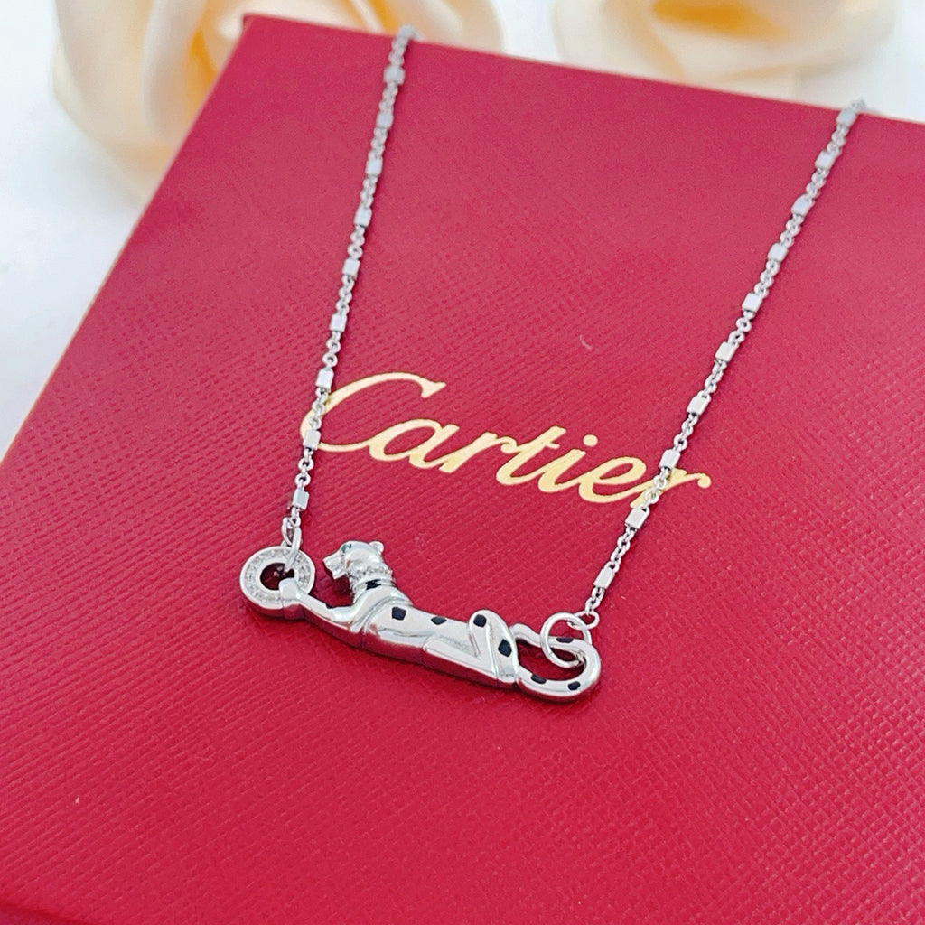[sparkle Jewelery]PANTHERE FULL DIAMOND NECKLACE