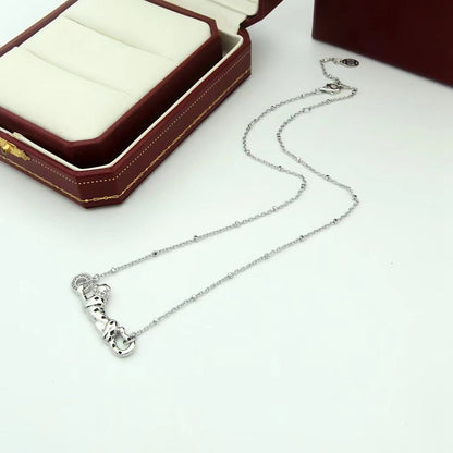 [sparkle Jewelery]PANTHERE FULL DIAMOND NECKLACE