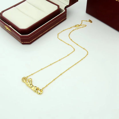 [sparkle Jewelery]PANTHERE FULL DIAMOND NECKLACE