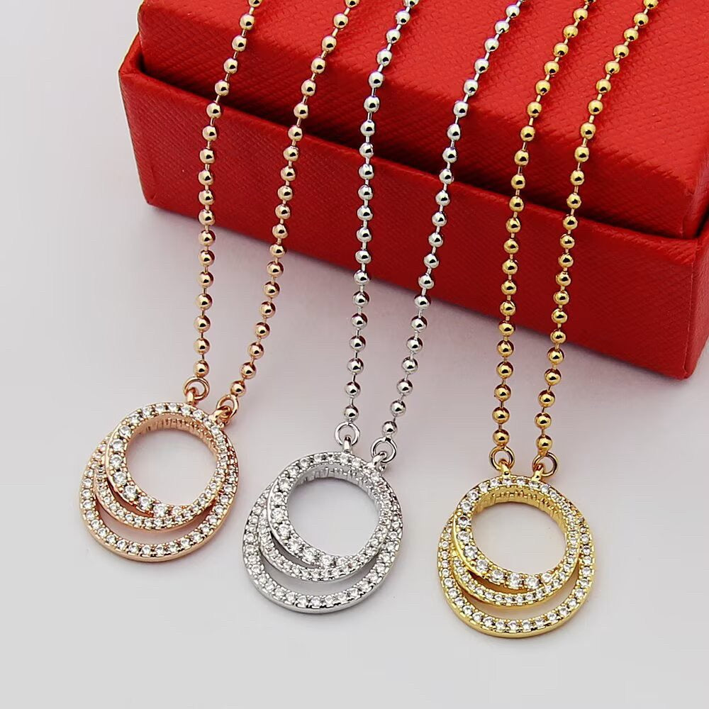 [sparkle Jewelery]ETINCELLE  FULL DIAMOND NECKLACE
