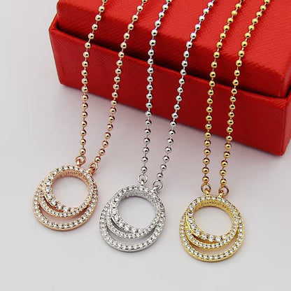 [sparkle Jewelery]ETINCELLE  FULL DIAMOND NECKLACE