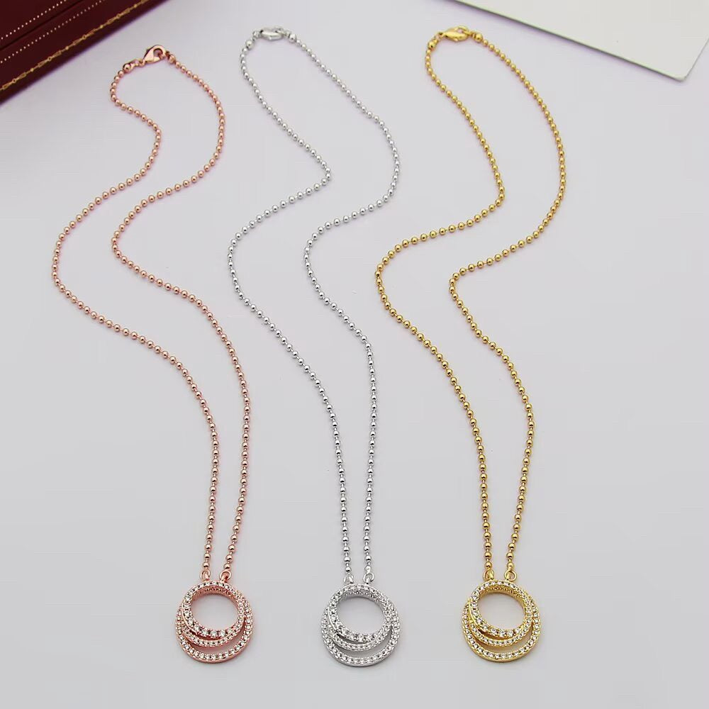 [sparkle Jewelery]ETINCELLE  FULL DIAMOND NECKLACE