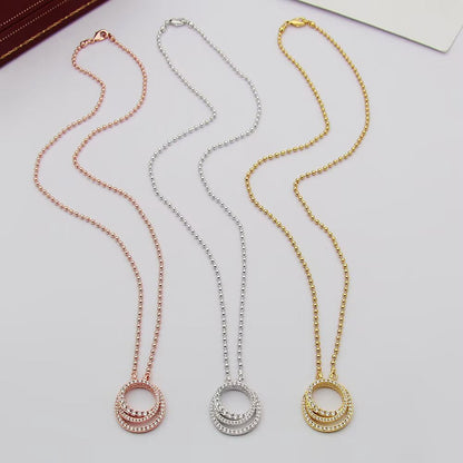 [sparkle Jewelery]ETINCELLE  FULL DIAMOND NECKLACE
