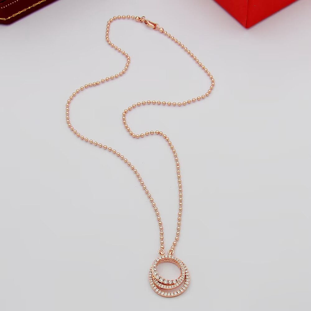 [sparkle Jewelery]ETINCELLE  FULL DIAMOND NECKLACE