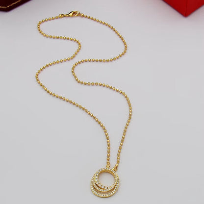 [sparkle Jewelery]ETINCELLE  FULL DIAMOND NECKLACE