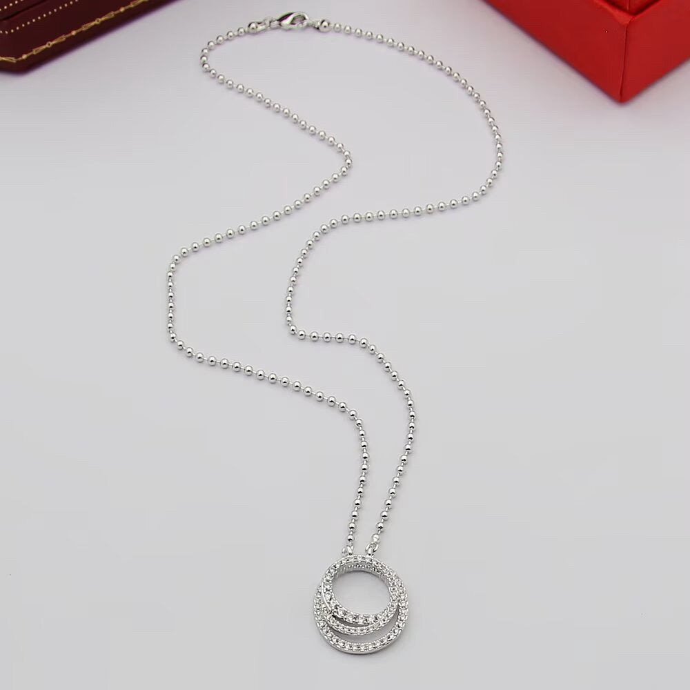 [sparkle Jewelery]ETINCELLE  FULL DIAMOND NECKLACE