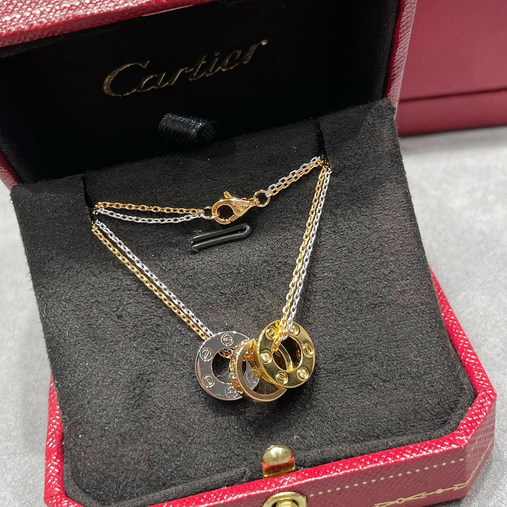 [sparkle Jewelery]LOVE 6 DIAMOND PENDANT NECKLACE