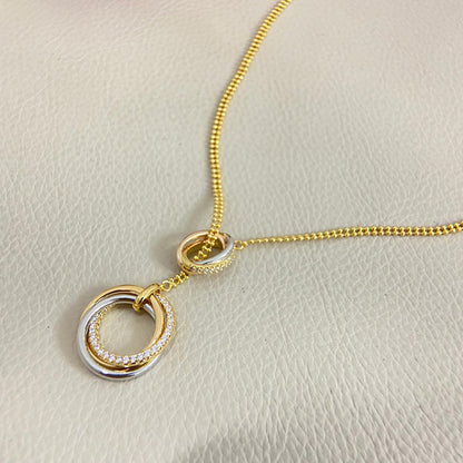 [sparkle Jewelery]TRINITY DIAMONDS NECKLACE