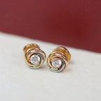 [sparkle Jewelery]TRINITY STUD DIAMOND EARRINGS