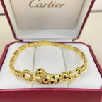 [sparkle Jewelery]PANTHERE HALF DIAMOND ON CHAIN BRACELET