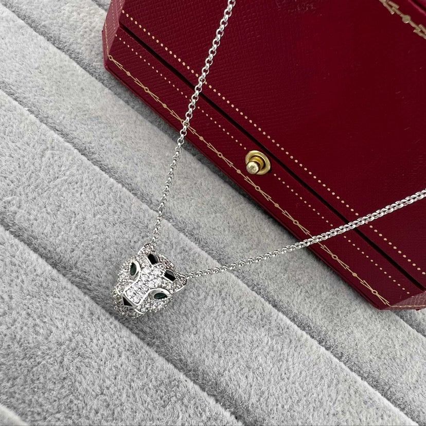 [sparkle Jewelery]PANTHERE FULL DIAMOND NECKLACE