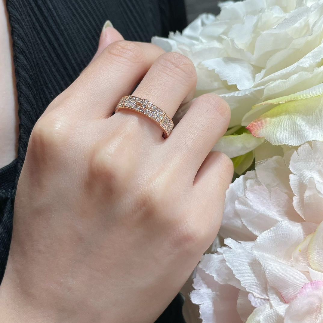 [Sparkle]KELLY ROSÉGOLD DIAMANTENRING