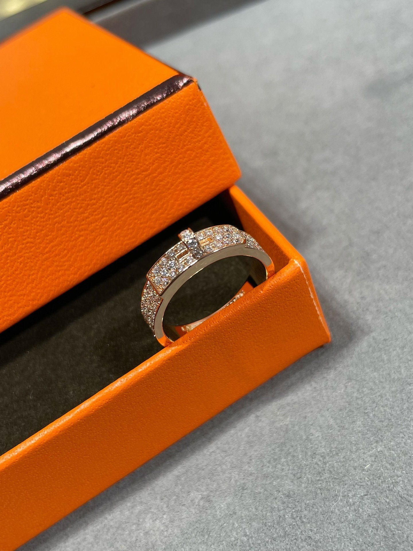 [Sparkle]KELLY ROSÉGOLD DIAMANTENRING