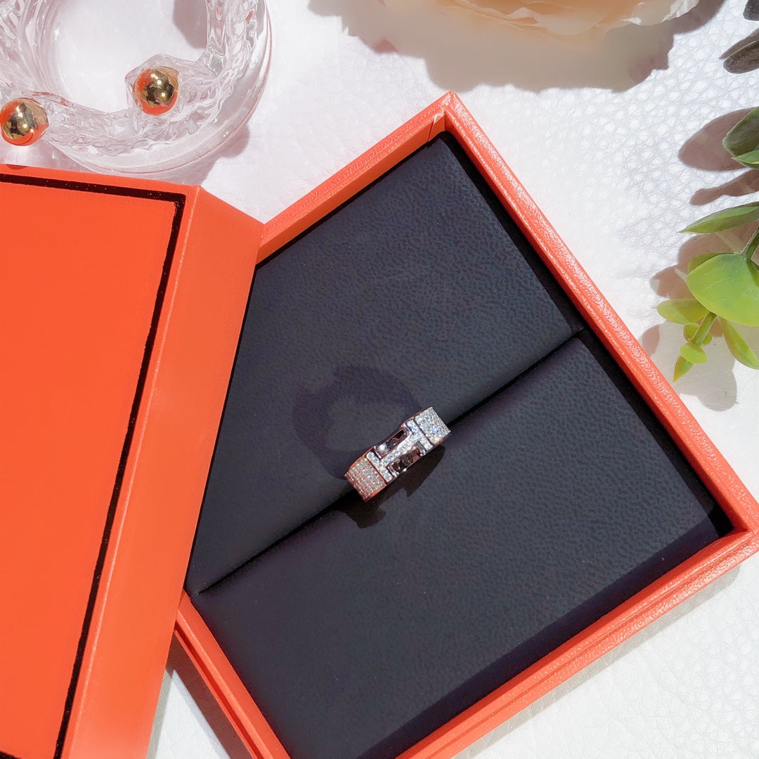 [sparkle Jewelry ]H RING FULL DIAMOND