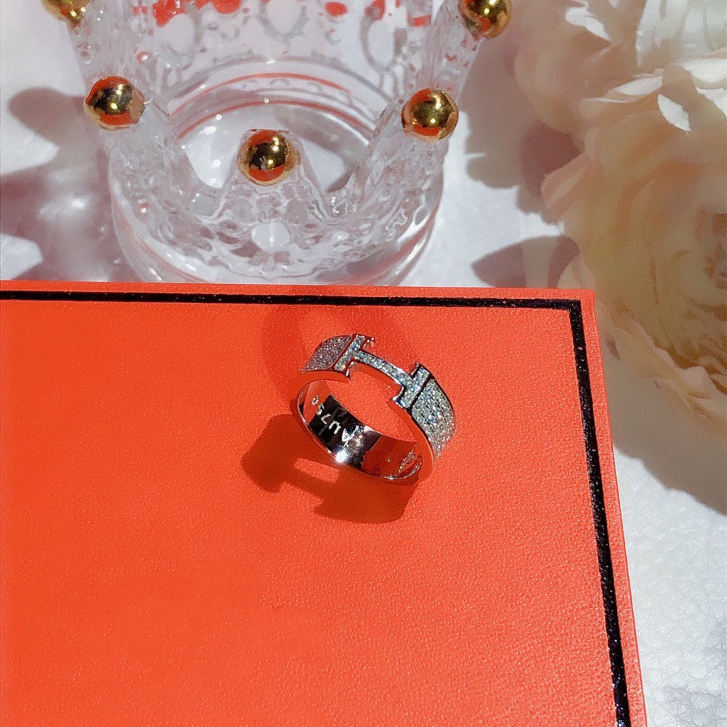 [sparkle Jewelry ]H RING FULL DIAMOND