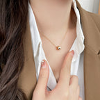 [sparkle Jewelry ]BEE MINI PEDANT DIAMOND NECKLACE