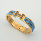 [sparkle Jewelry ]H PINK GOLD BRACELET BLUE CERAMIC