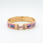 [sparkle Jewelry ]H PINK GOLD BRACELET PINK CERAMIC