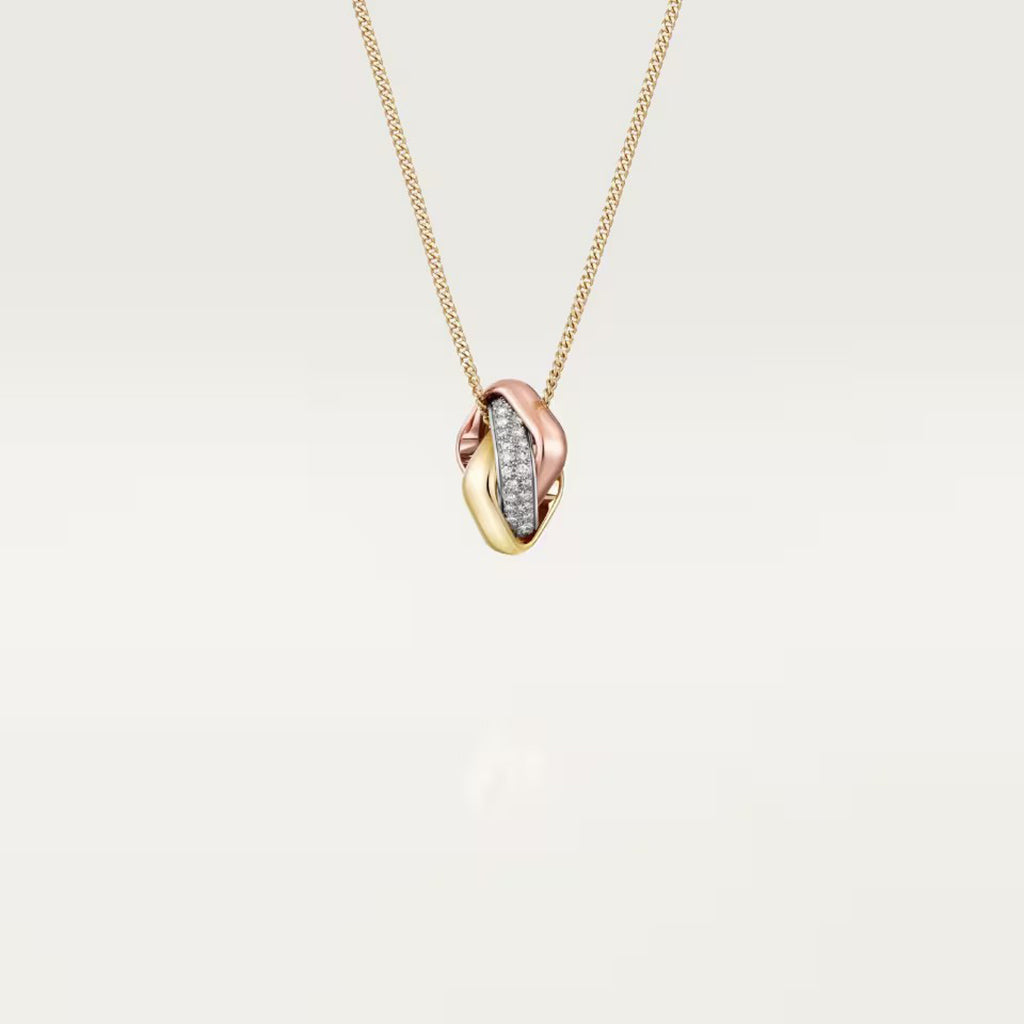 [sparkle Jewelery]TRINITY CUSHION NECKLACE COLLECTION