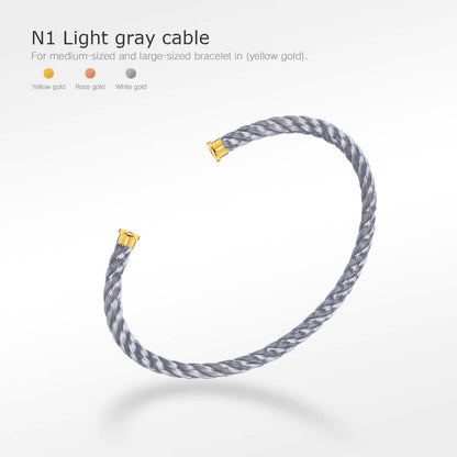 [sparkle Jewelry ]FORCE SERIES BRACELET CABLES 50 CHOICES (DIY SELECTION)