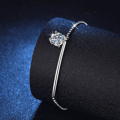 [sparkle]ELEGANT HALF-MOON CURVE MOISSANITE BRACELET