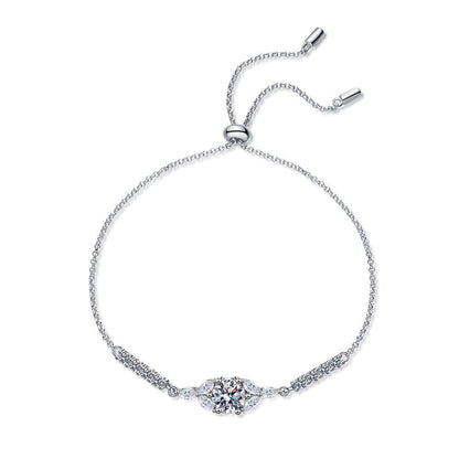 [sparkle]BLOOMING STAR-FLOWER MOISSANITE BRACELET