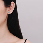 [sparkle]ELEGANT FOUR-LEAF CLOVER MOISSANITE STUD EARRINGS