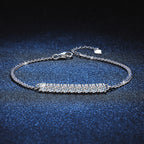 [sparkle]SMILING CURVE MOISSANITE BRACELET