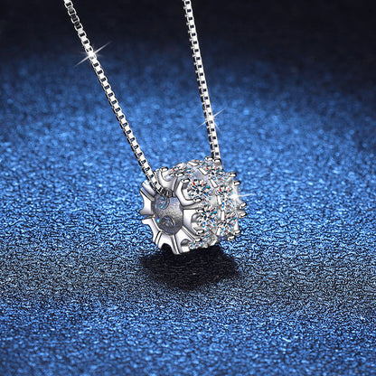 [Sparkle]ELEGANTE SCHMALE MOISSANIT-HALSKETTE