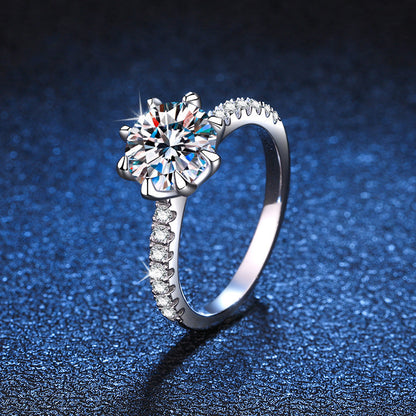 [sparkle]BOLD TIGER CLAW MOISSANITE ENGAGEMENT RING