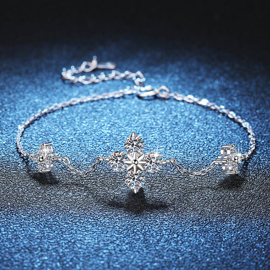 [Sparkle]KLEE GLÜCKSBRINGER MOISSANITE ARMBAND