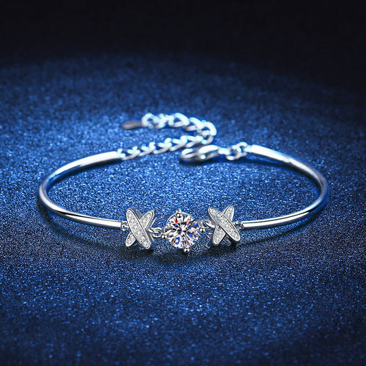 [Sparkle]ELEGANT BOW-KNOT MOISSANITE BRACELET