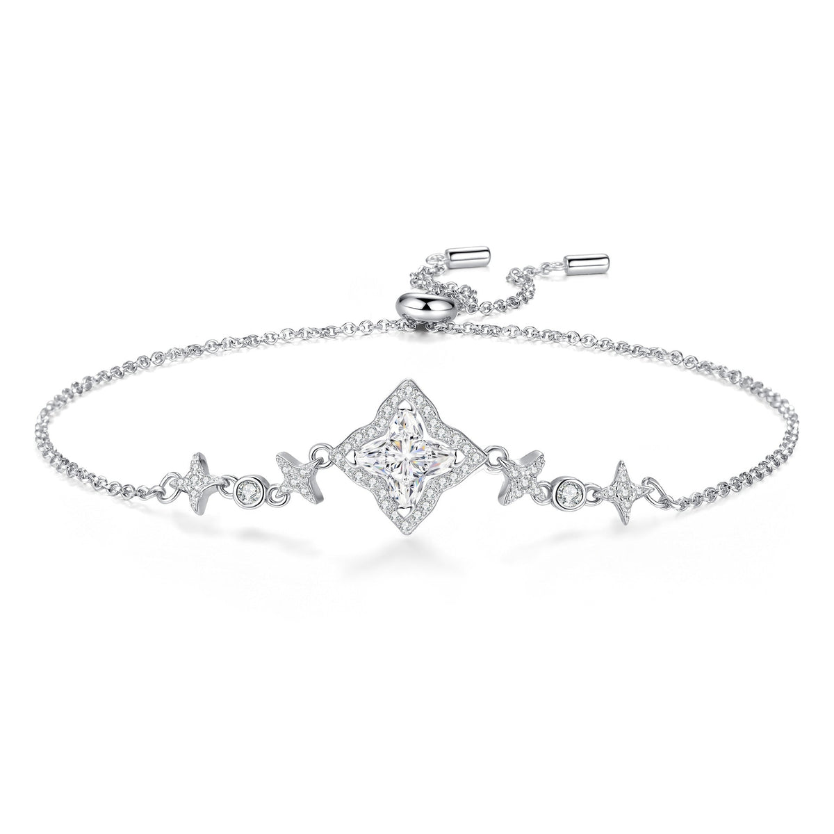 [sparkle]MARQUISE-CLOVER MOISSANITE BRACELET