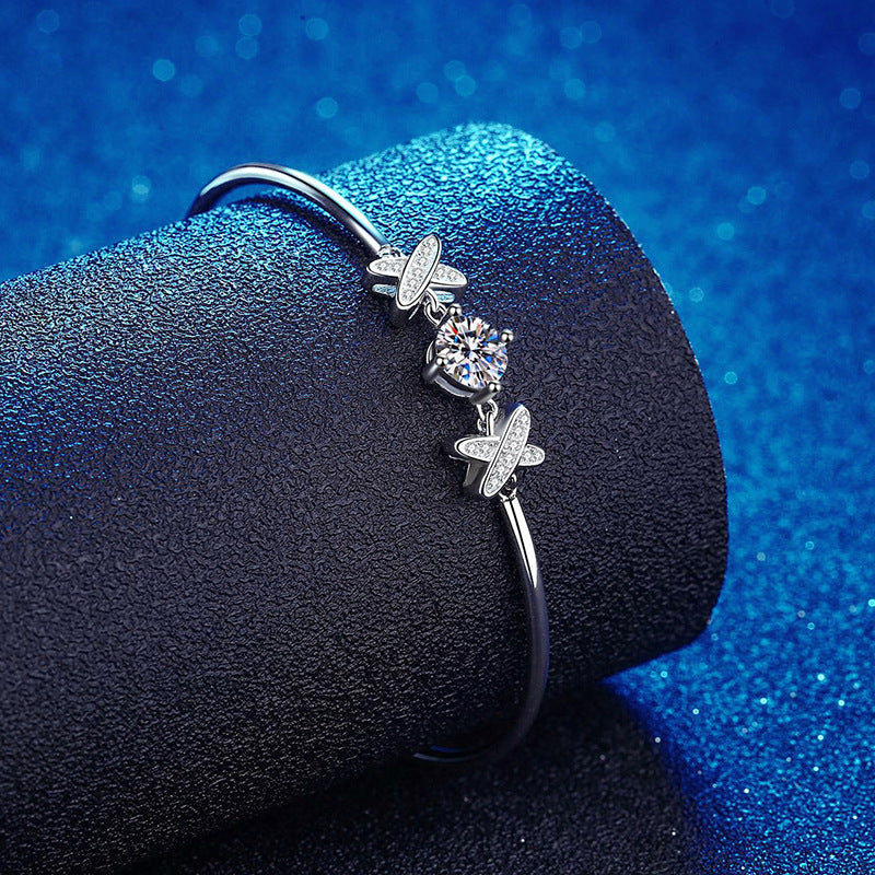 [Sparkle]ELEGANT BOW-KNOT MOISSANITE BRACELET