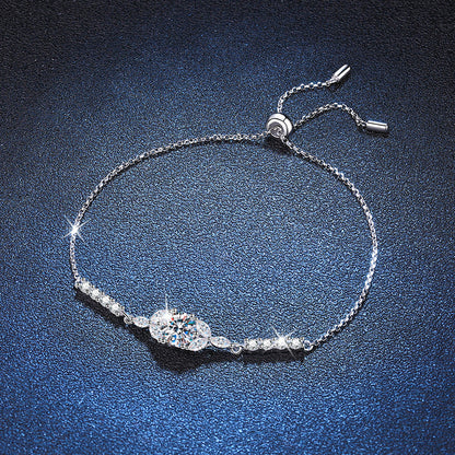 [sparkle]BLOOMING STAR-FLOWER MOISSANITE BRACELET