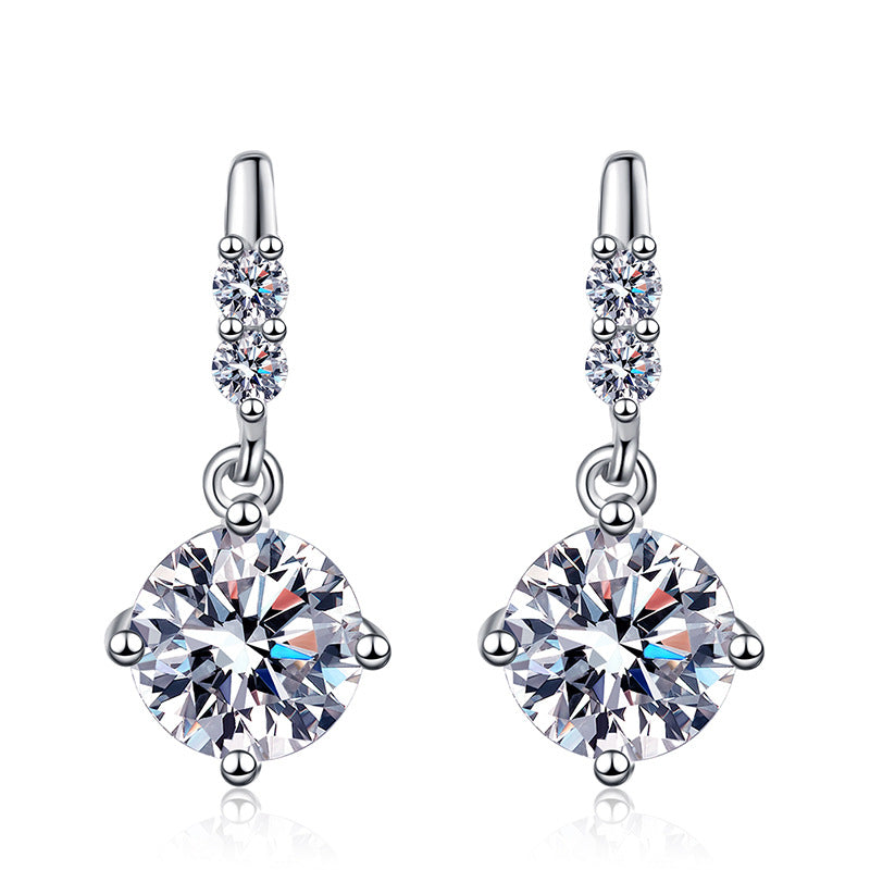 [sparkle]DYNAMIC TASSEL MOISSANITE DROP EARRINGS